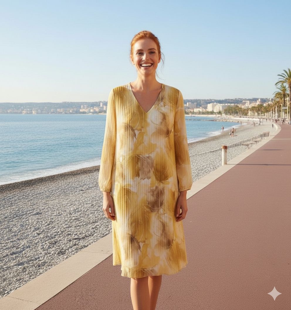 Robe Plissé   (x6）