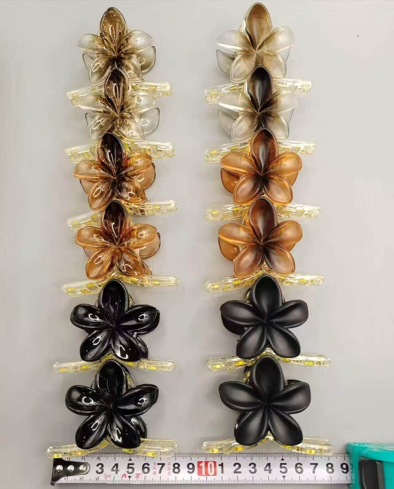 pinces  cheveux  forme  fleur (x12)#41