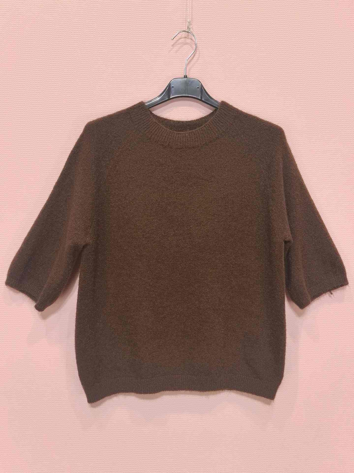 Pull En Maille Doux A Manches Mi Longue (x8)