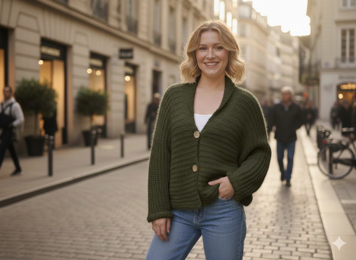Gilet en maille duveteuse（x6）