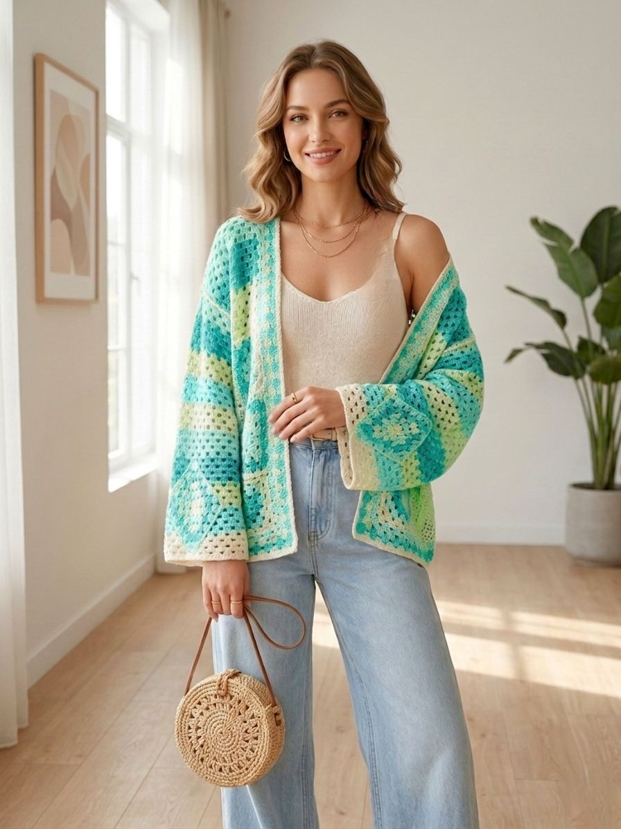 Gilet En Crochet (x6)