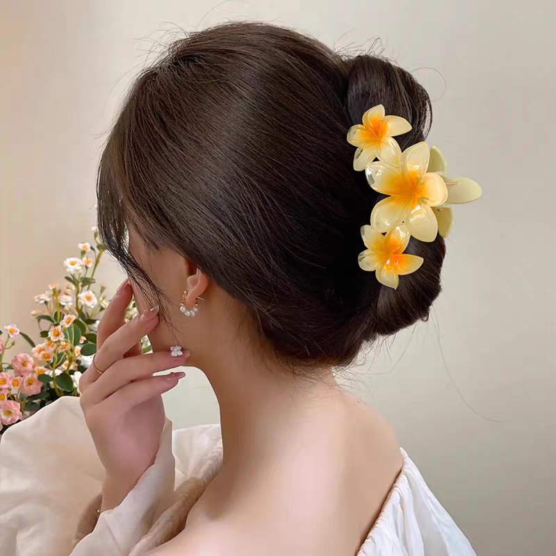 pinces  cheveux  forme  fleur (x12)#7