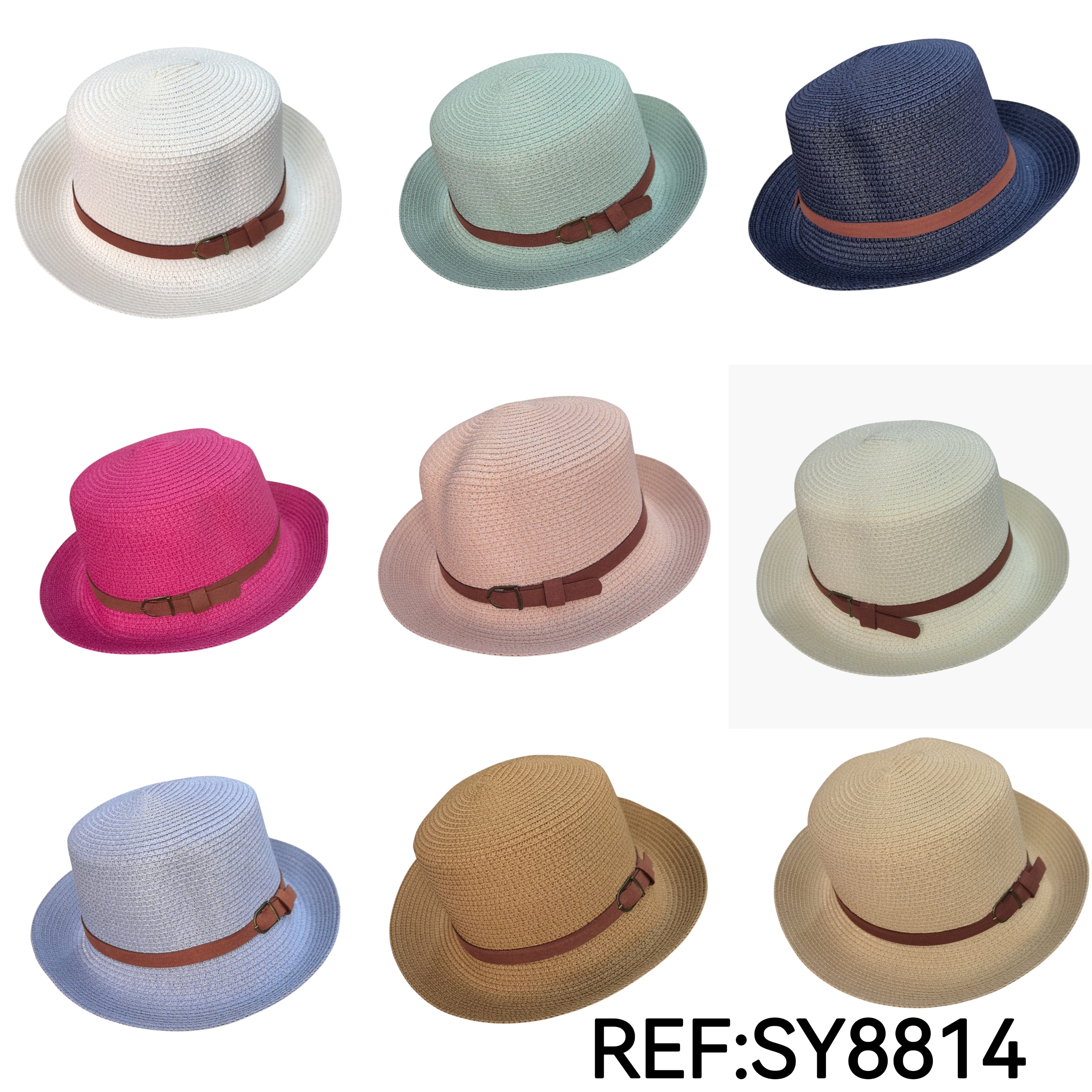 Chapeau paille femme (x12)