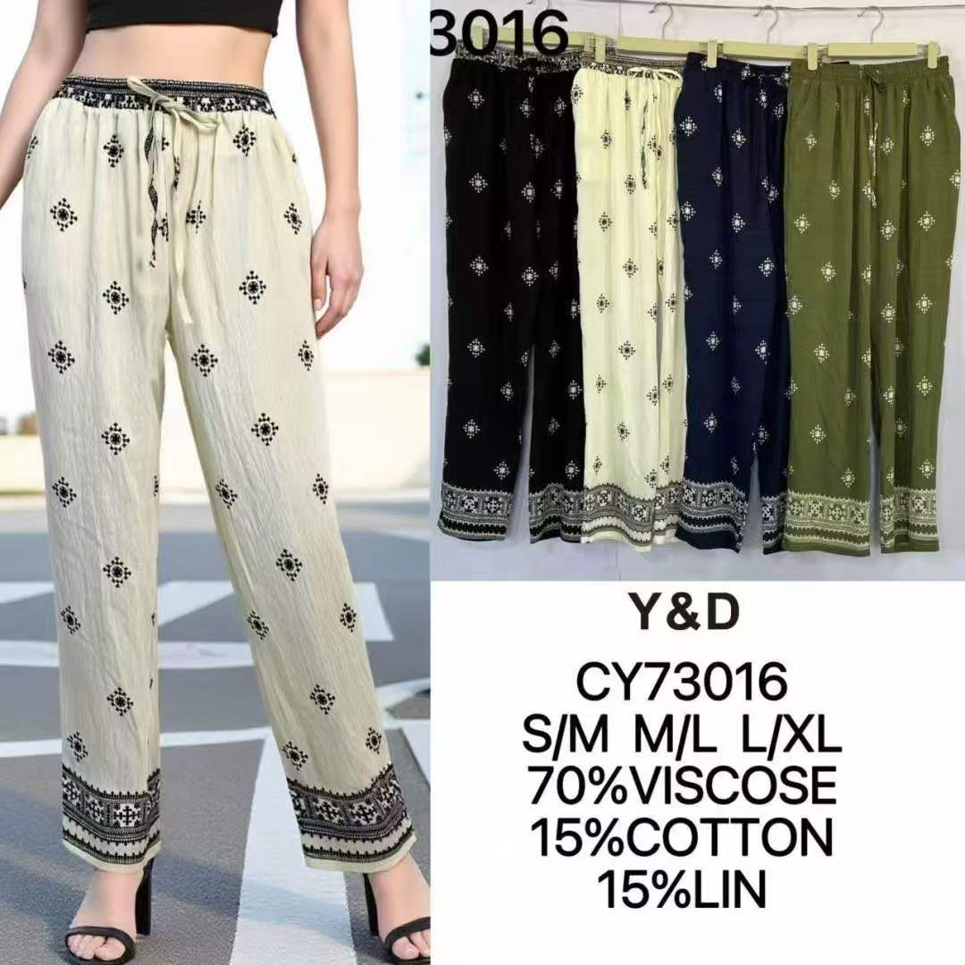 Pantalon de  Bohème Fluide Imprimé (x12)#73016