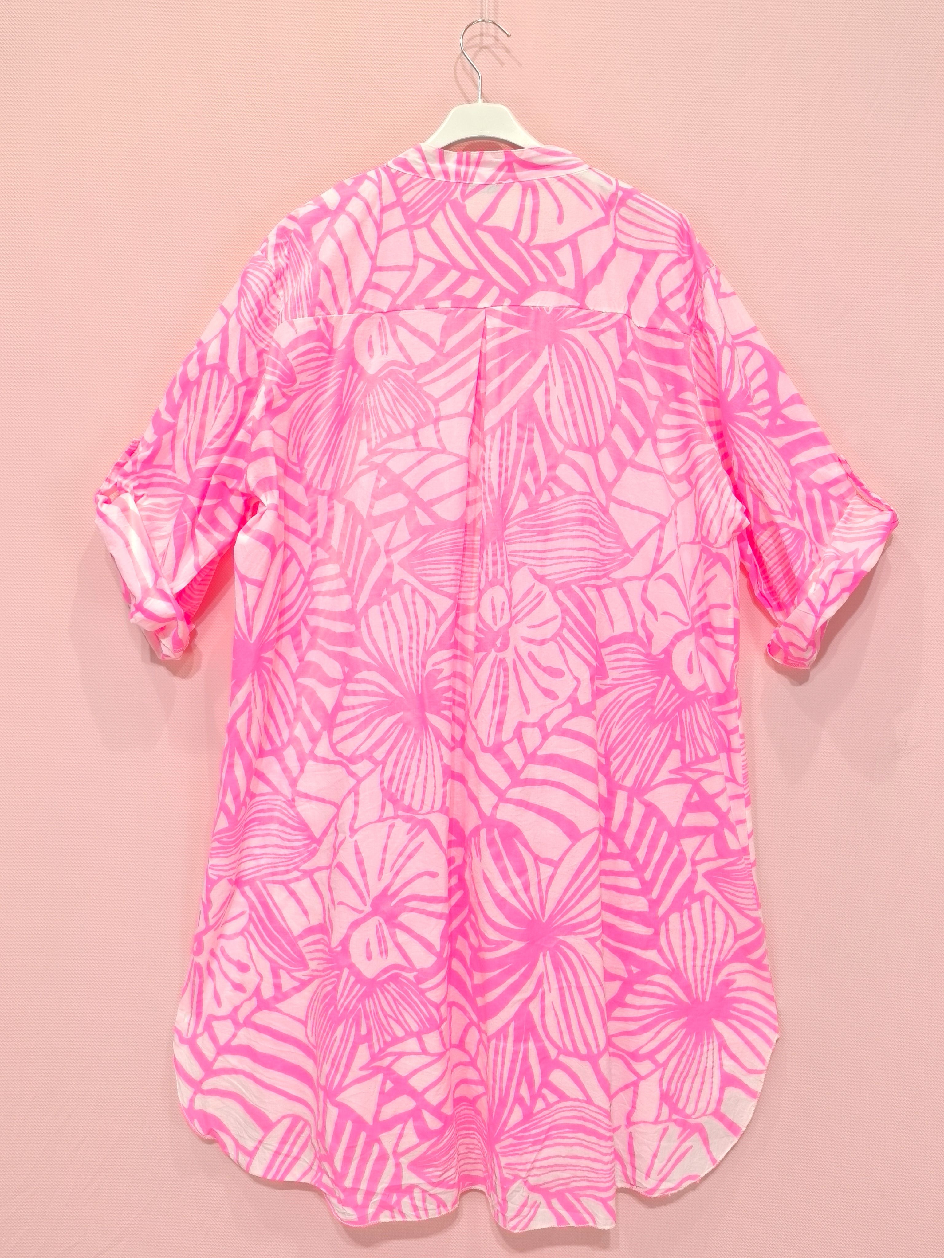Robe chemise imprimée fluo (x6)