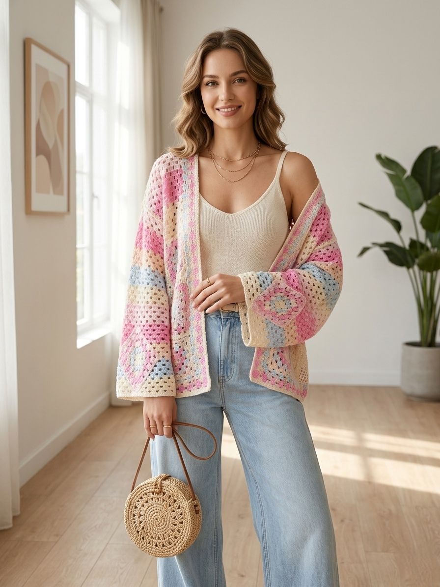 Gilet En Crochet (x6)