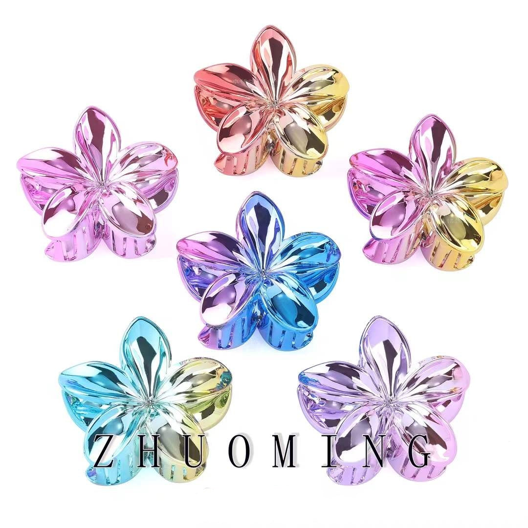 pinces  cheveux  forme  fleur (x12)#4