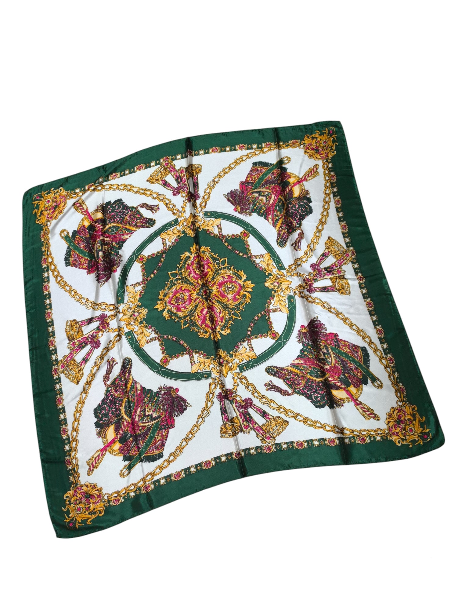Foulard carré  90cm imprimé fantaisie (x10)#4