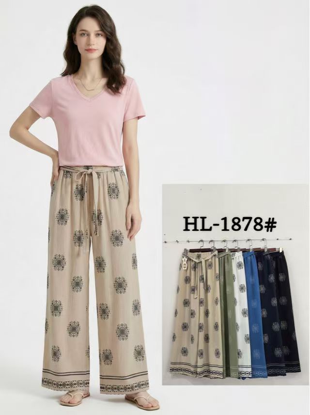 Pantalon Fluide Imprimé Bohème (x12)#1878