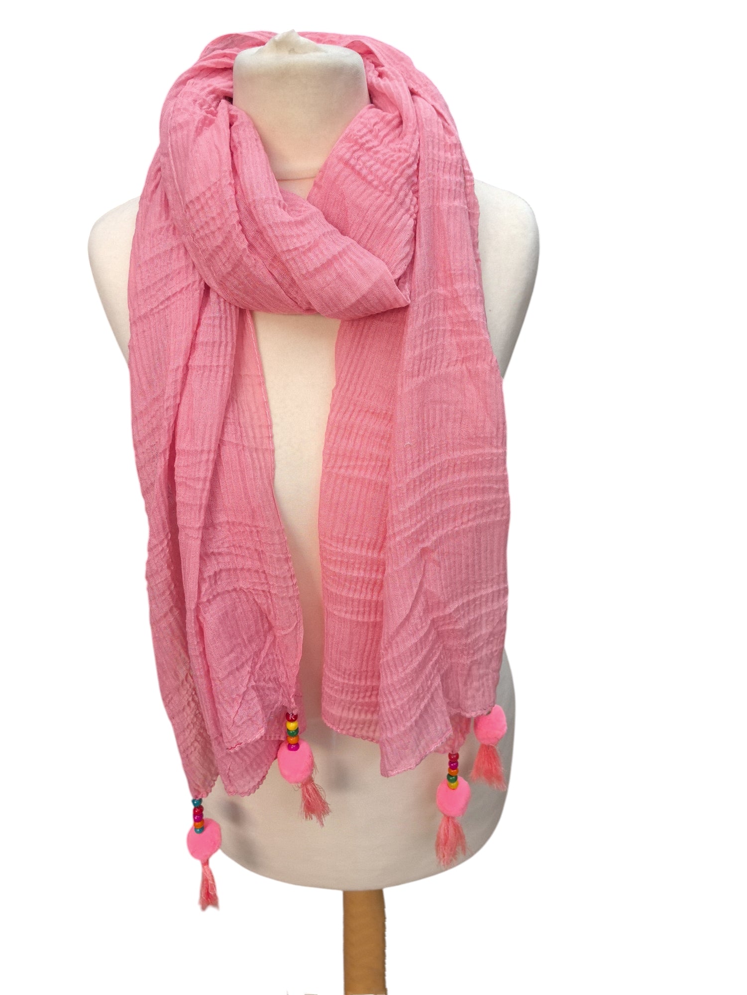 Foulard  avec pompon (x12)