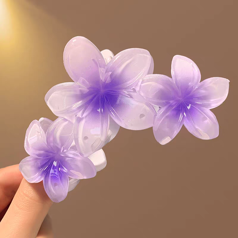 pinces  cheveux  forme  fleur (x12)#7