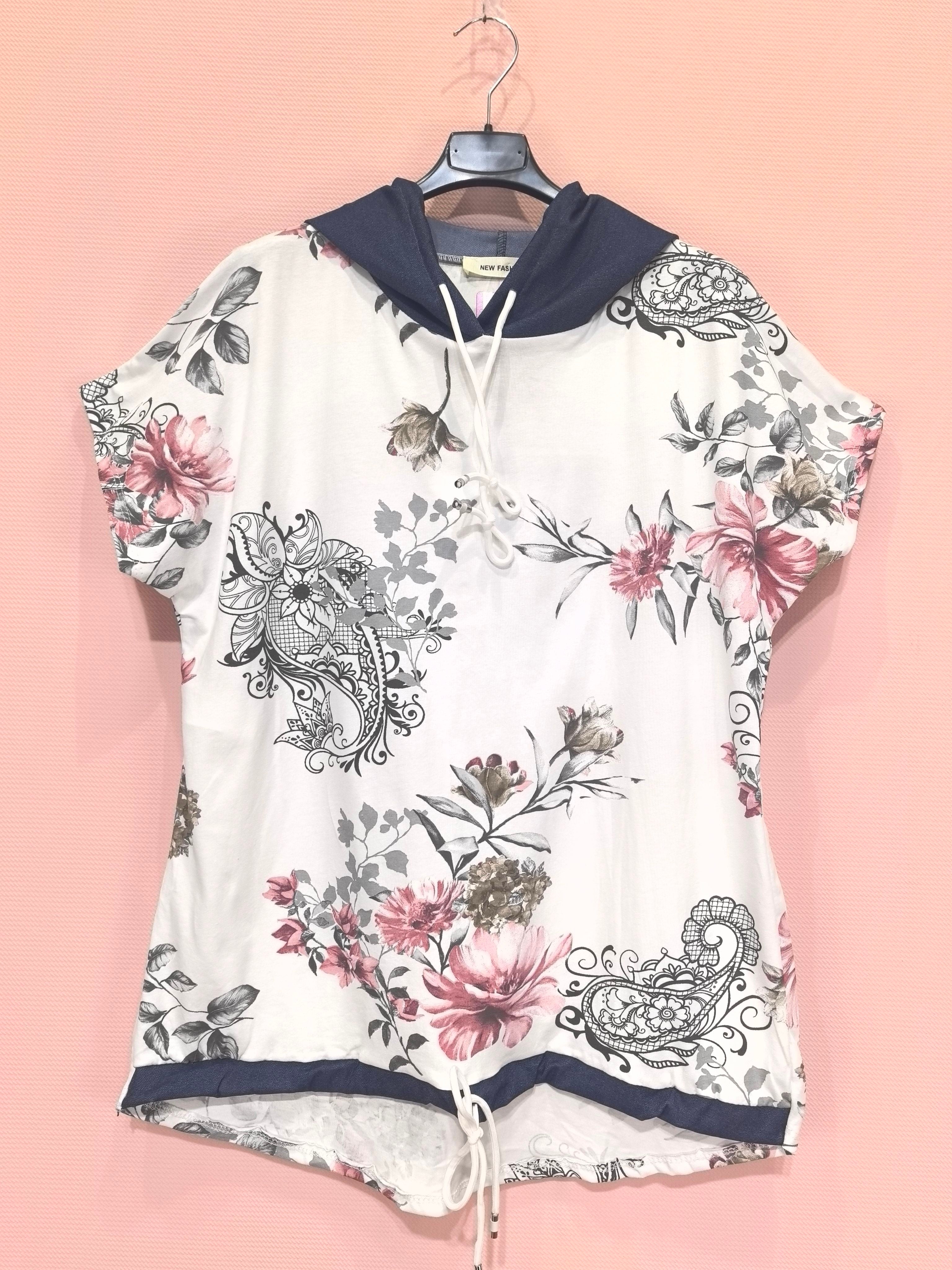 T-shirts Avec Capuche En Jean (x6)