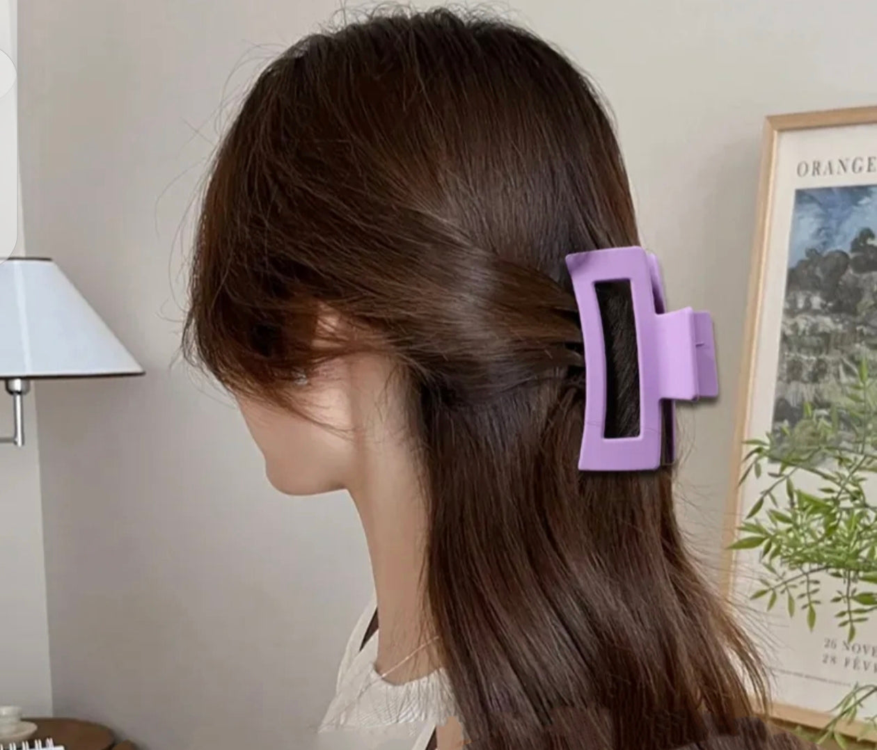 Lot de 3 Pinces à Cheveux Carrées(×12)