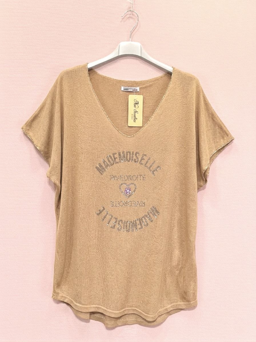 T-shirts  Mademoiselle River Droite(x8)