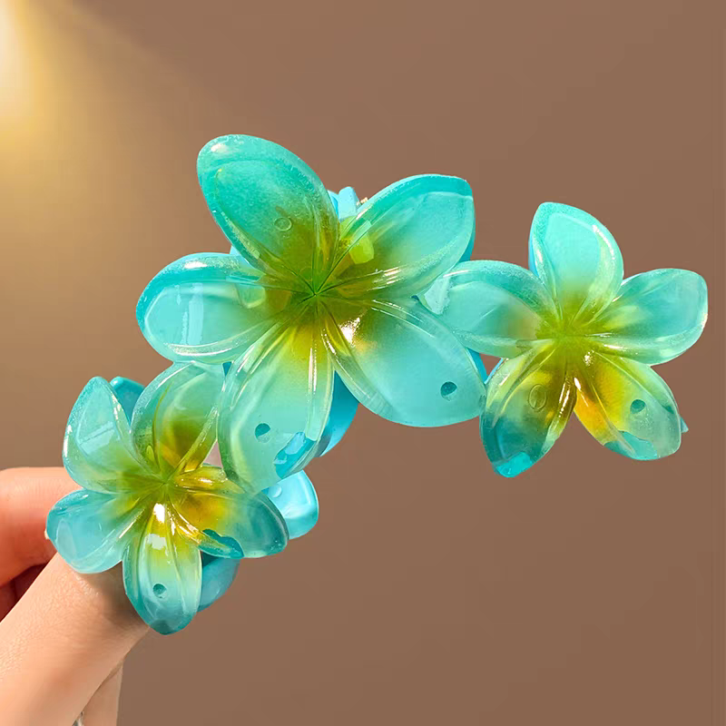 pinces  cheveux  forme  fleur (x12)#22