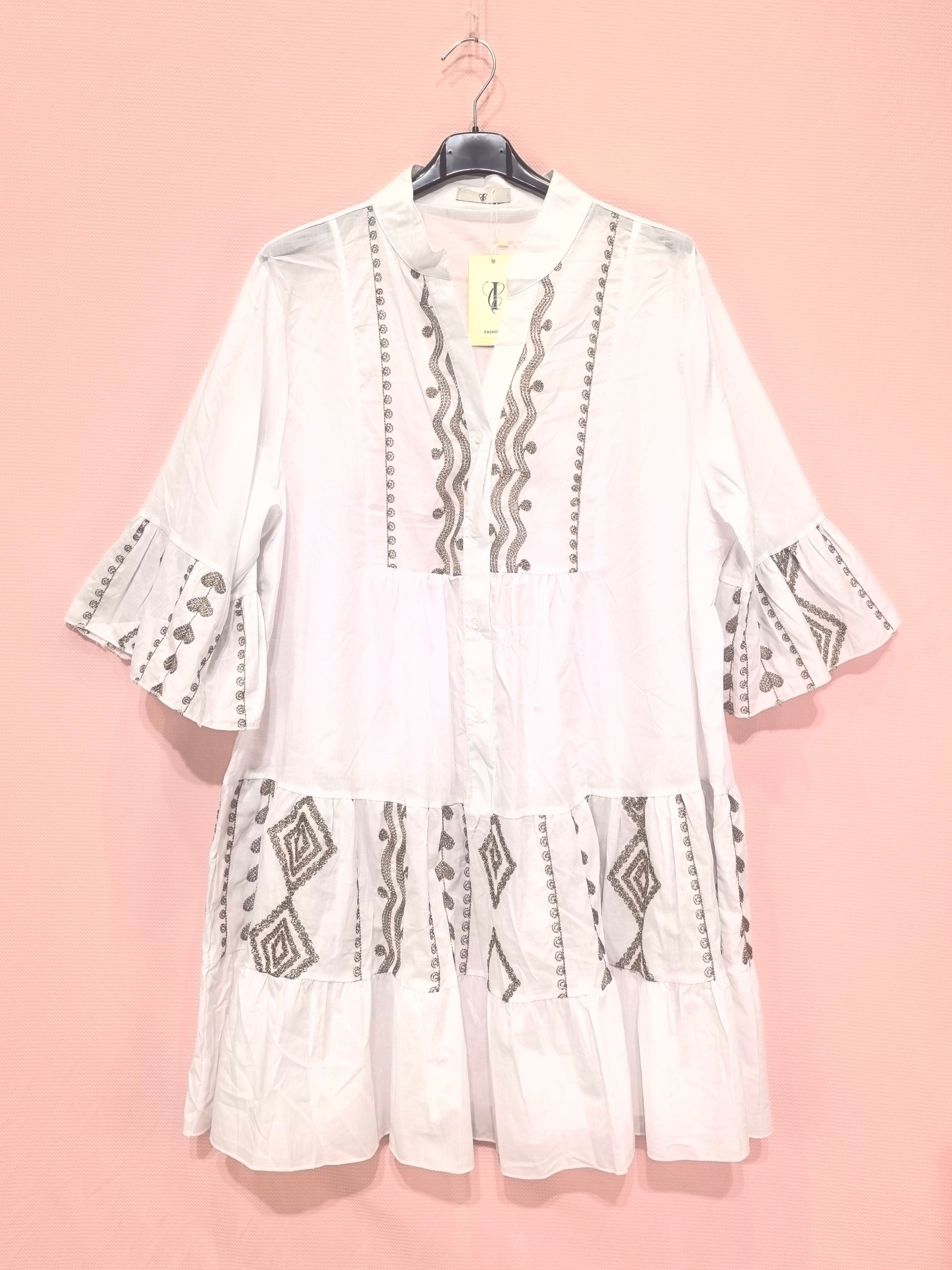 Robe Brodée Style Bohème   (x6）