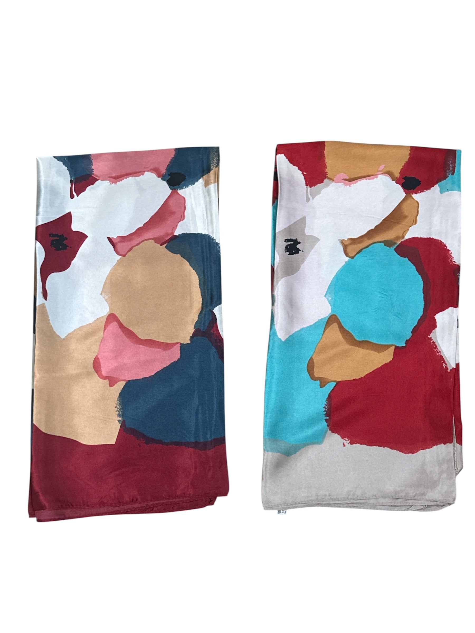 Foulard carré  90cm imprimé fantaisie (x10)#14