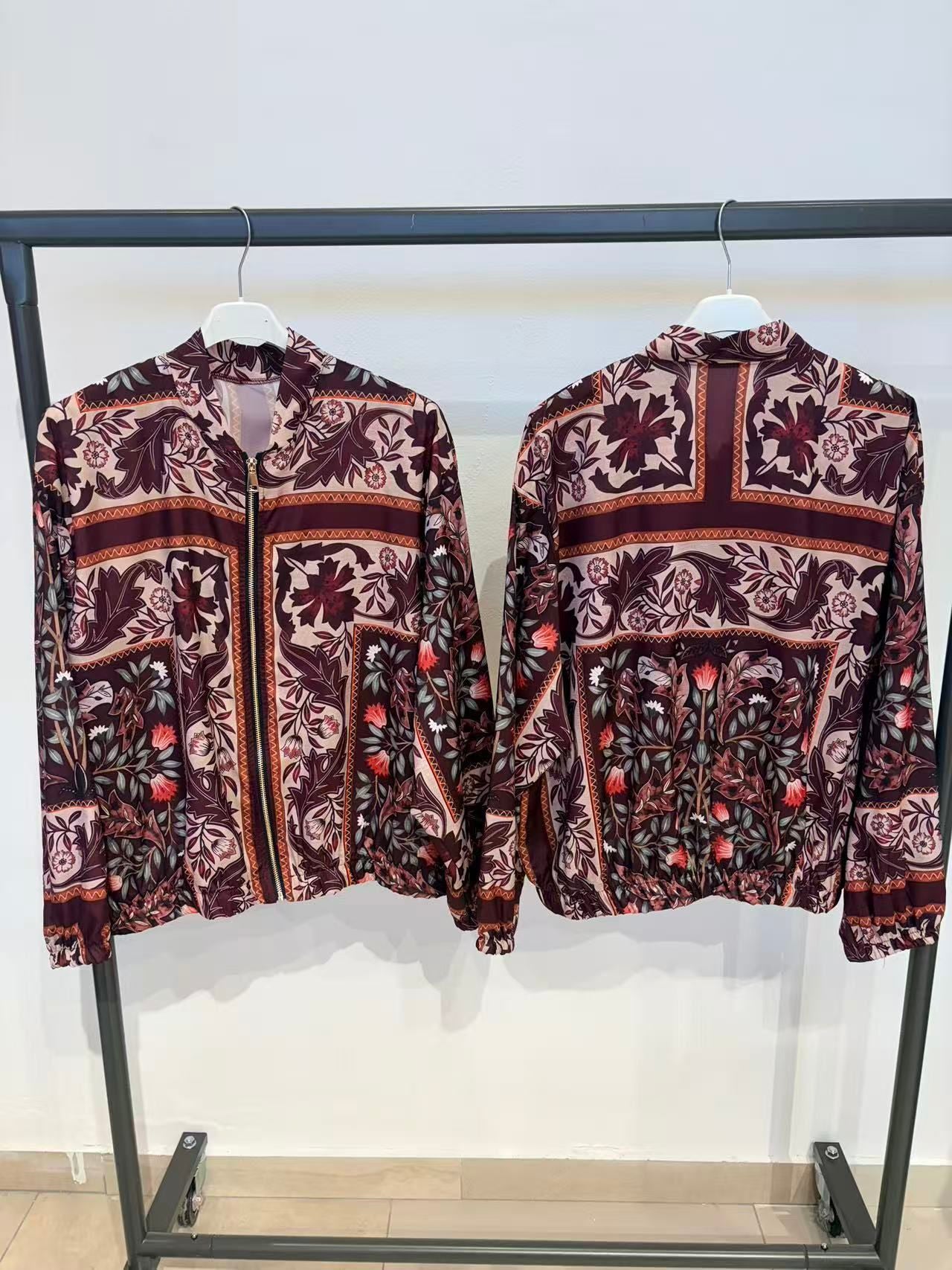 Veste Légère Imprimée (x6)
