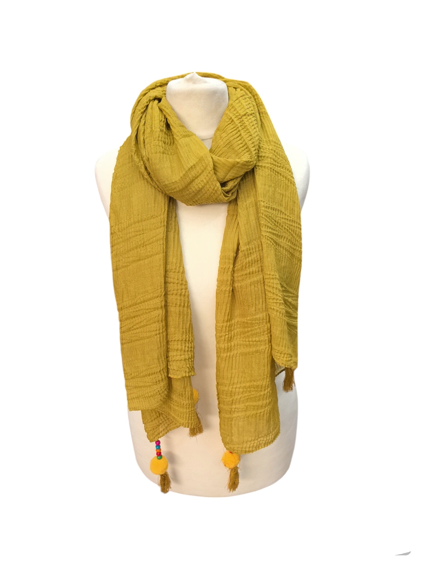 Foulard  avec pompon (x12)