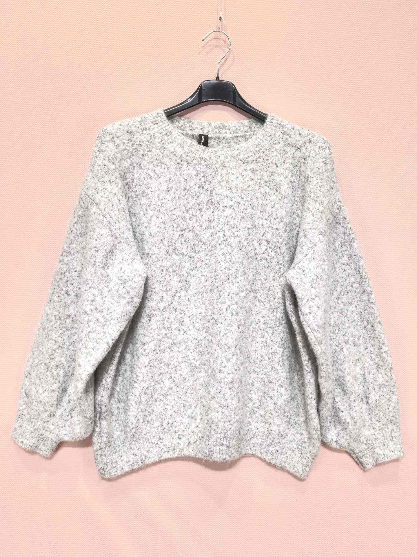Pull cocooning effet duveteux （x6）