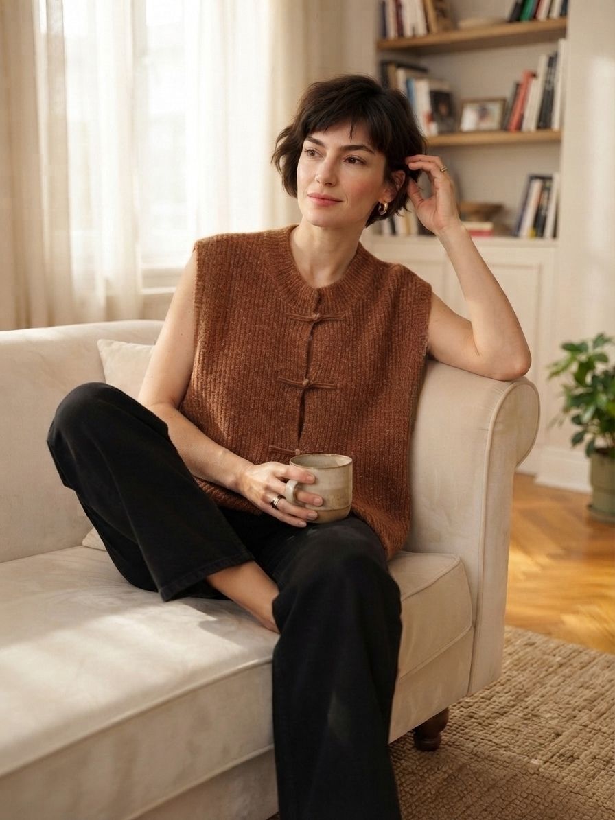 Gilet sans manches à brides (x6)