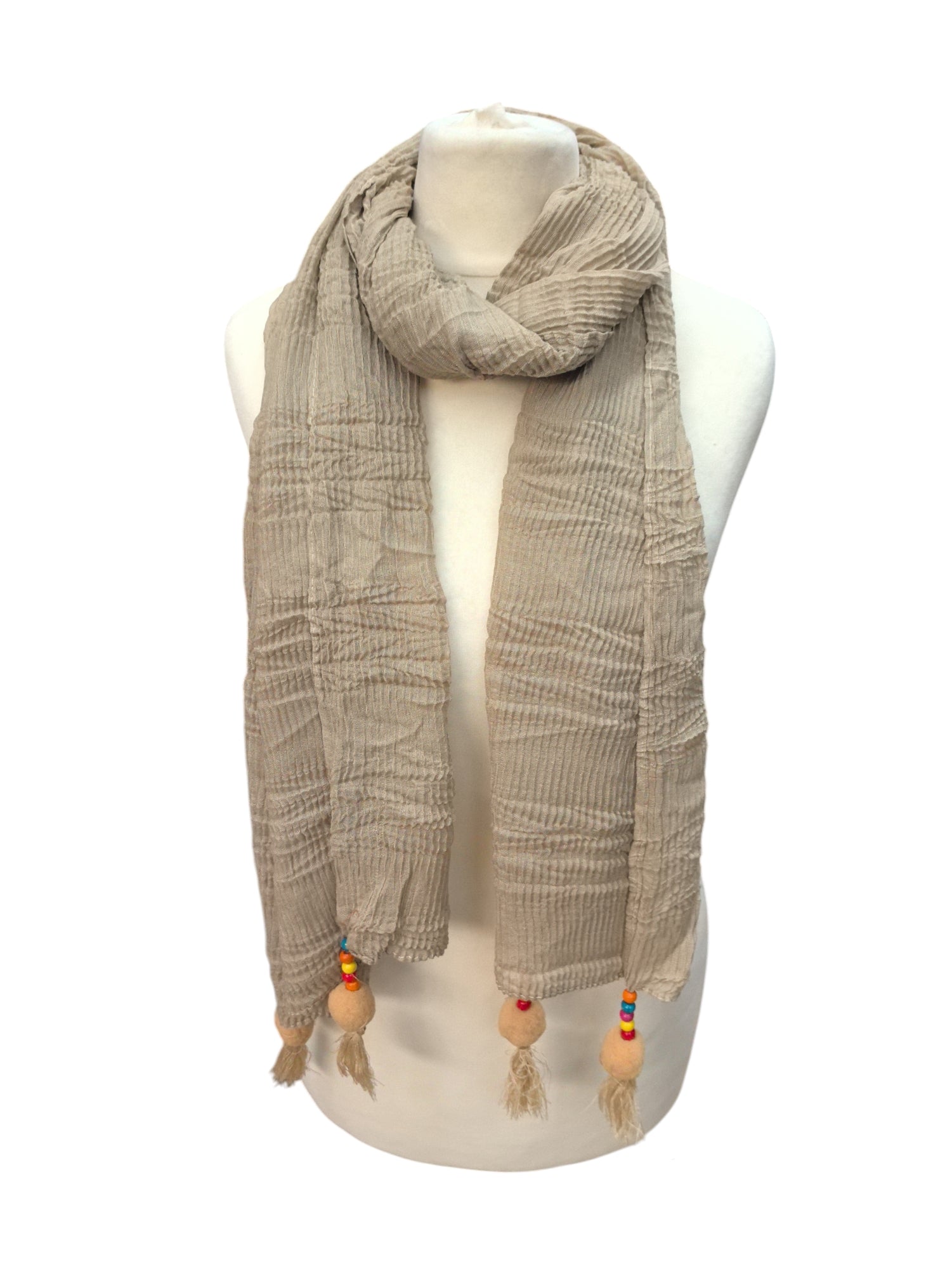 Foulard  avec pompon (x12)
