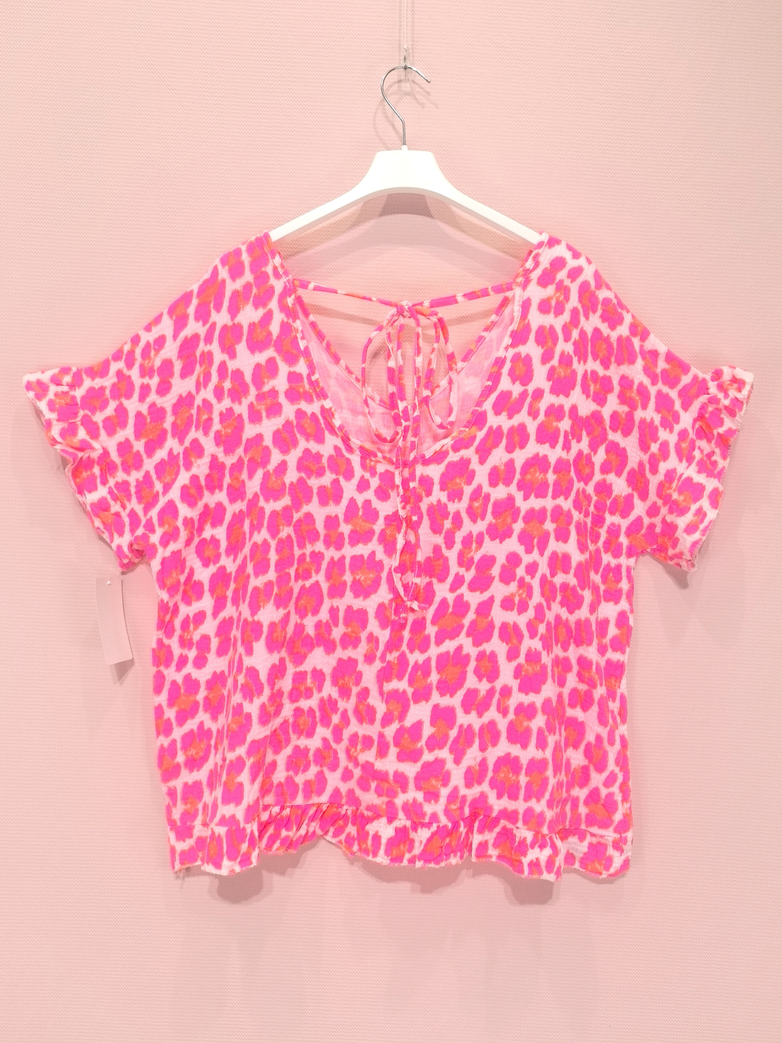 T-shirts Léopard En Gaze De Coton (×8)