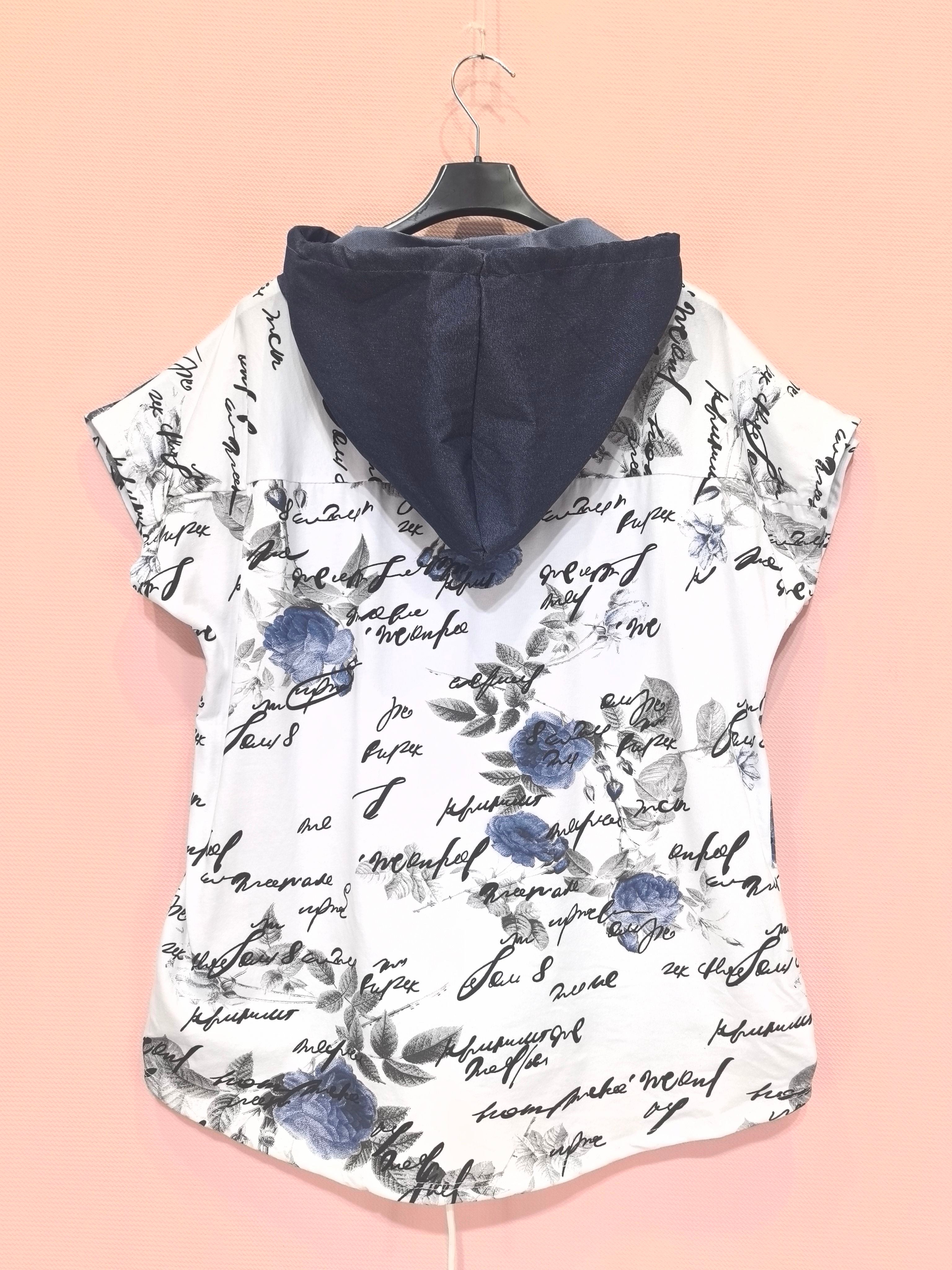 T-shirts Avec Capuche En Jean (x6)