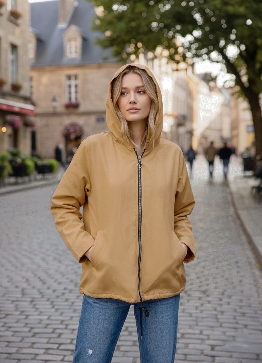 Veste À Capuche Imperméabl(x6)