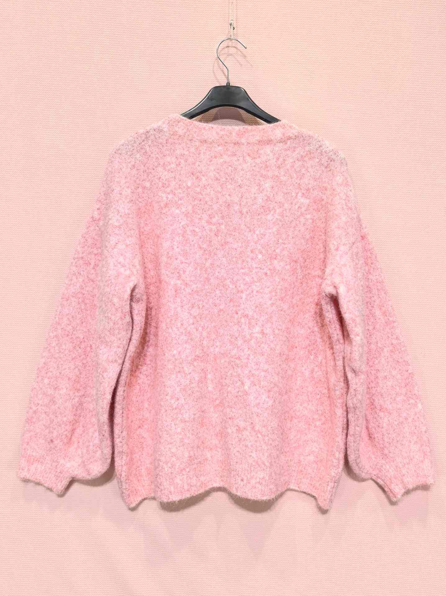 Pull cocooning effet duveteux （x6）