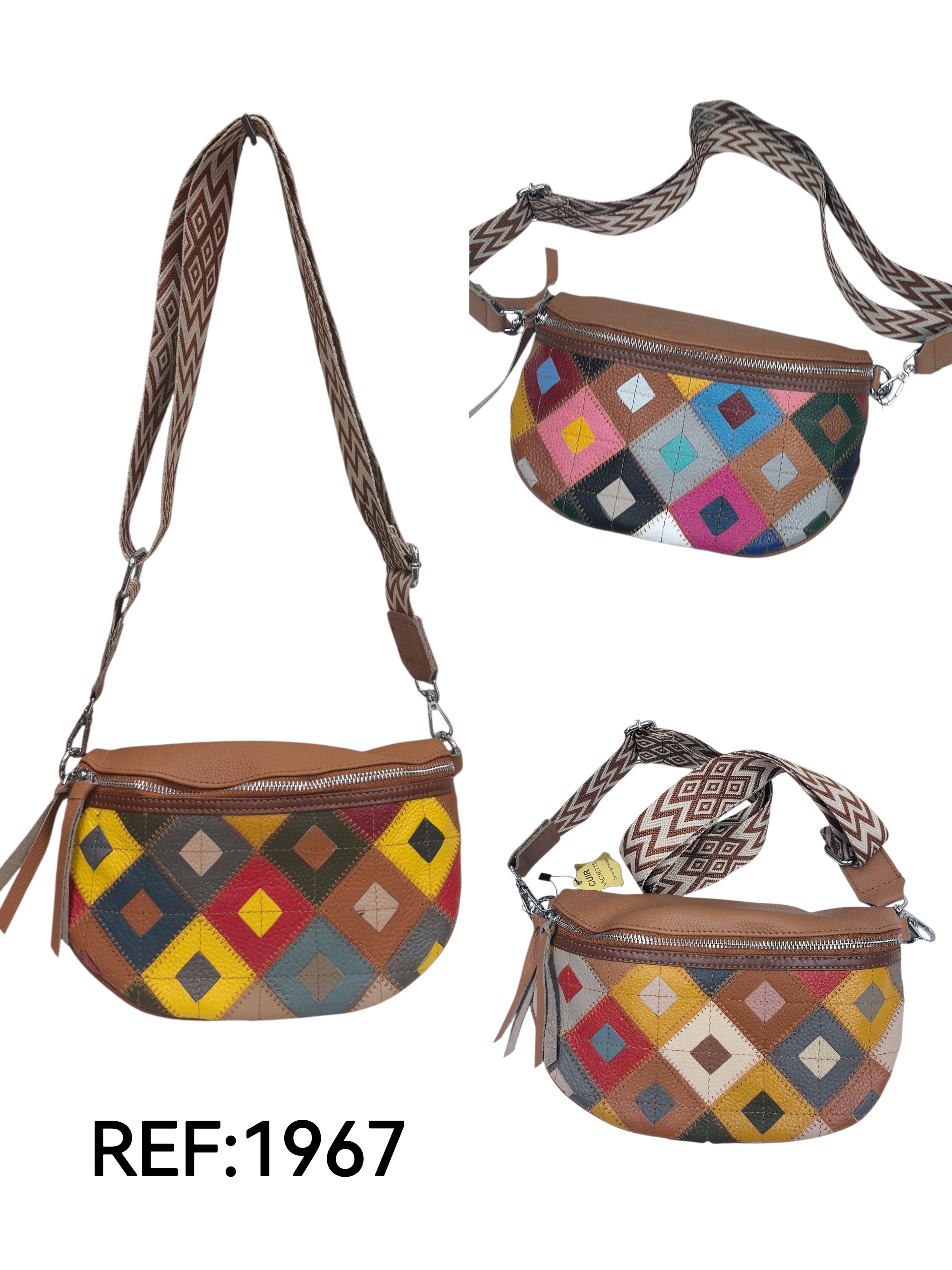 Sac bandoulières en  Cuir véritable Pour Femme (X6)1967