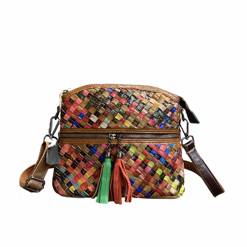 Sac multicouleur  en  Cuir véritable Pour Femme (X4)