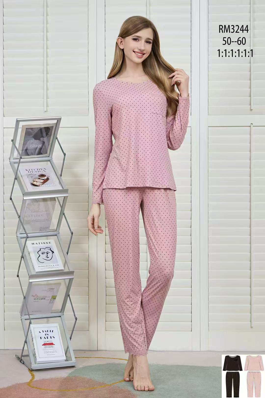 Ensemble pyjama Grand tailles Couleur mélanges (x12)#3244