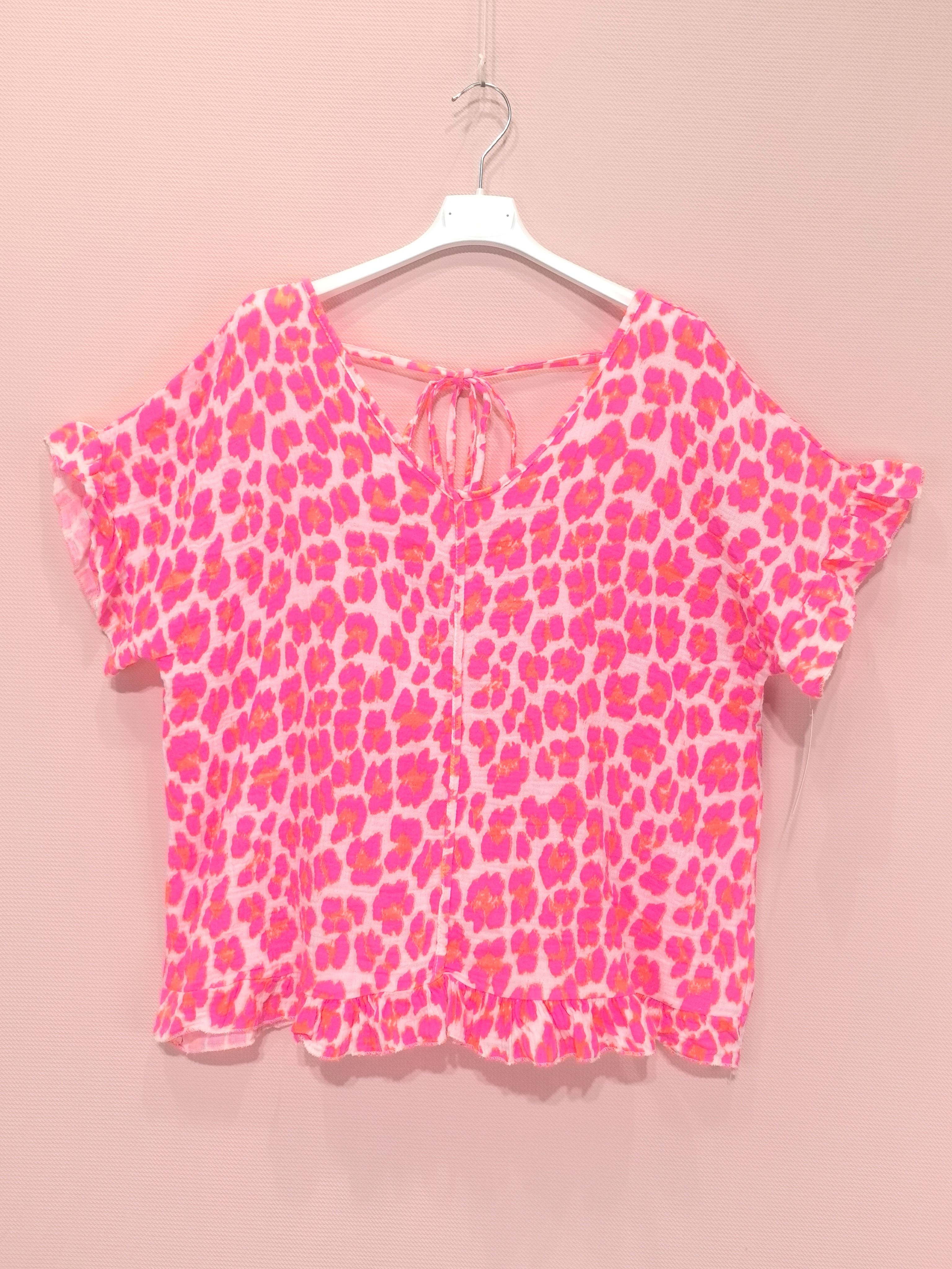 T-shirts Léopard En Gaze De Coton (×8)