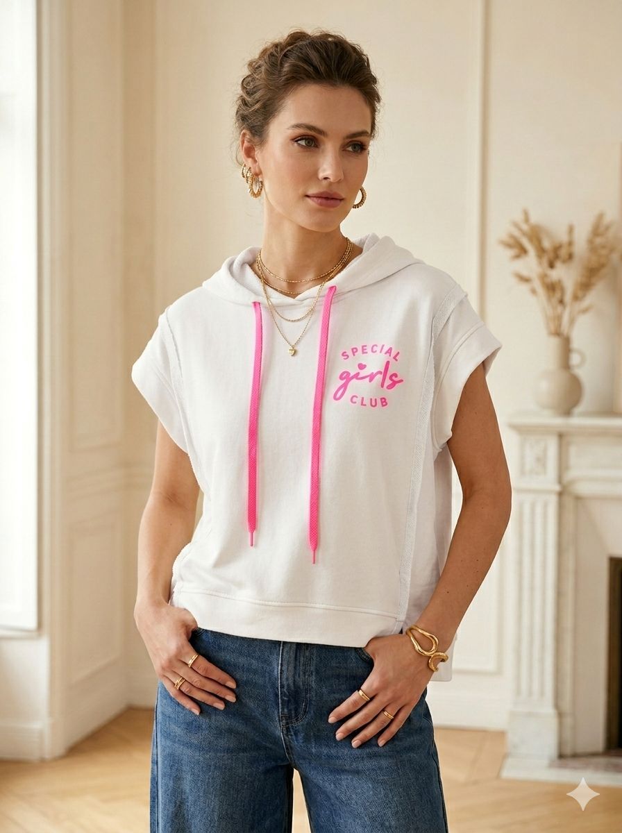 Sweat à capuche sans manches (x6)