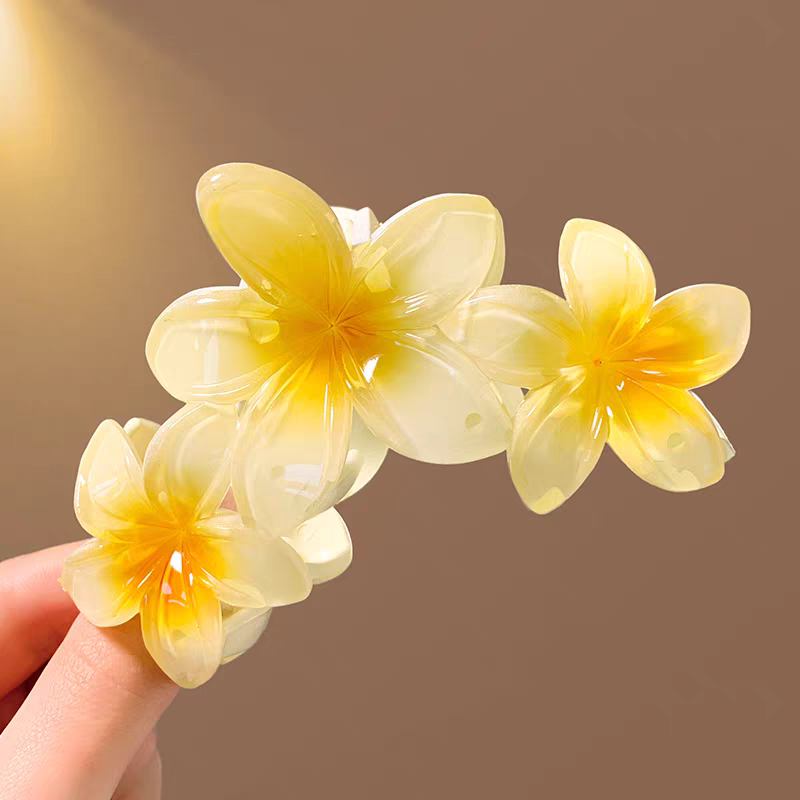 pinces  cheveux  forme  fleur (x12)#7