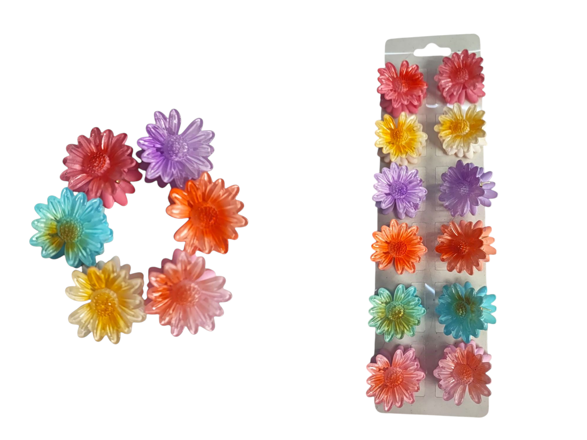 pinces  cheveux  forme Petit fleurs (2x12)#14
