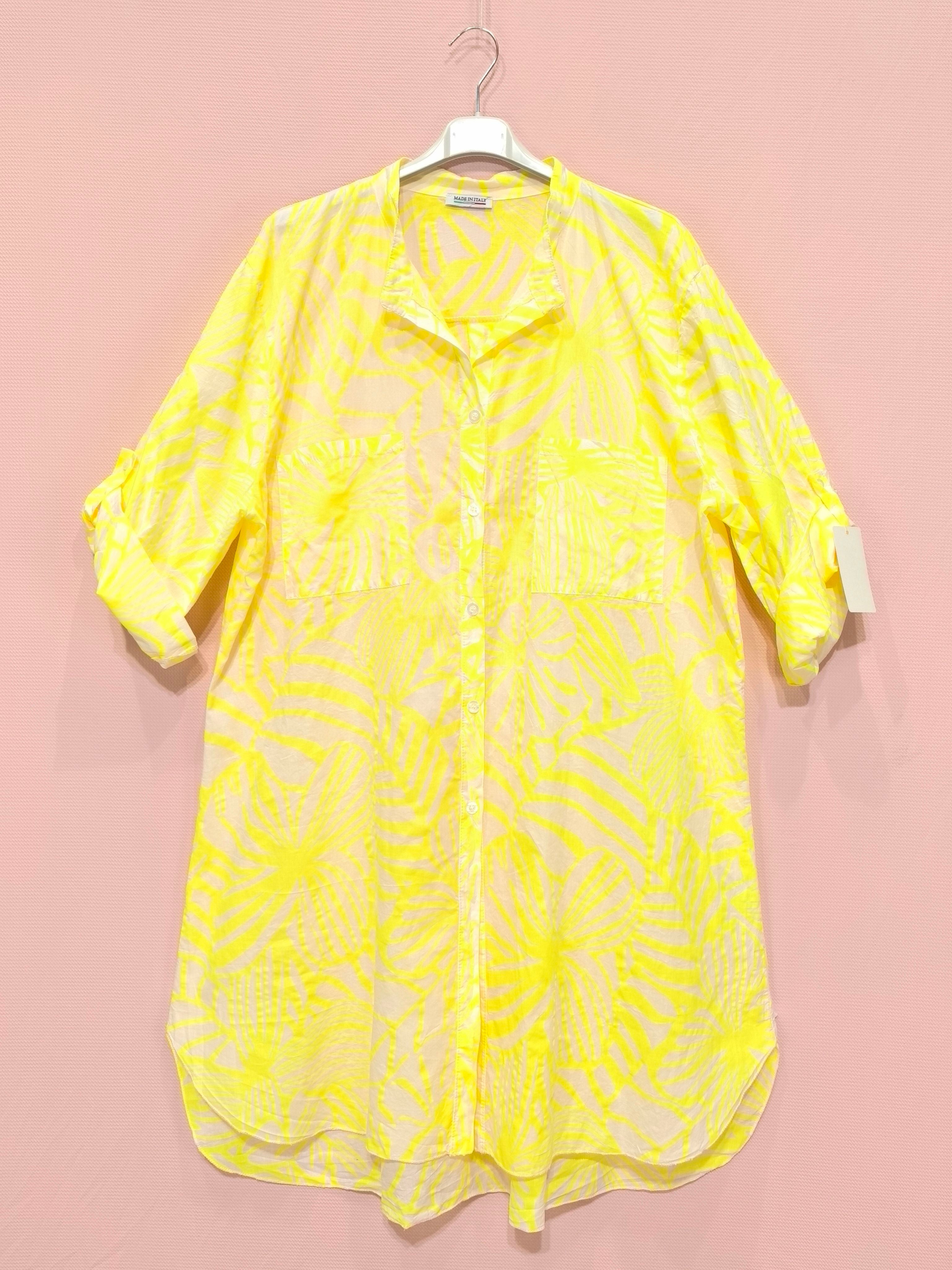 Robe chemise imprimée fluo (x6)