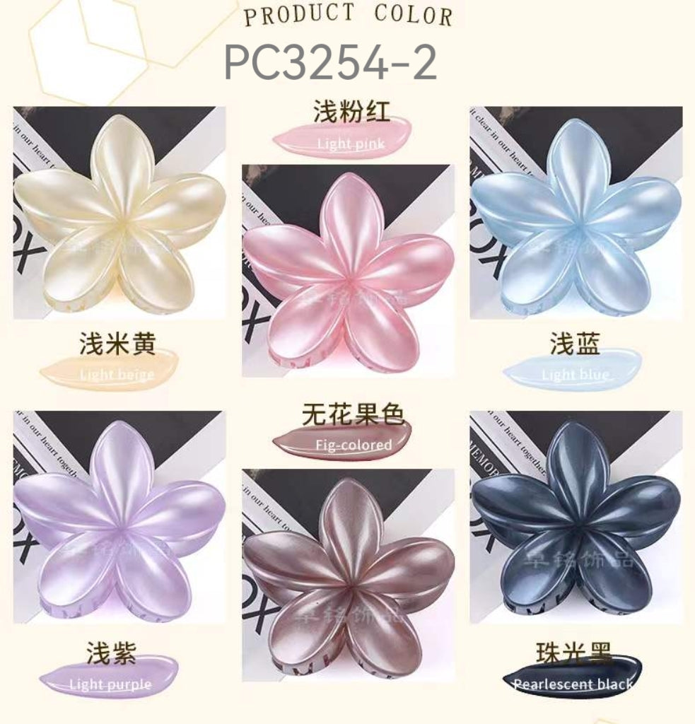 pinces  cheveux  forme  fleur (x12)#2