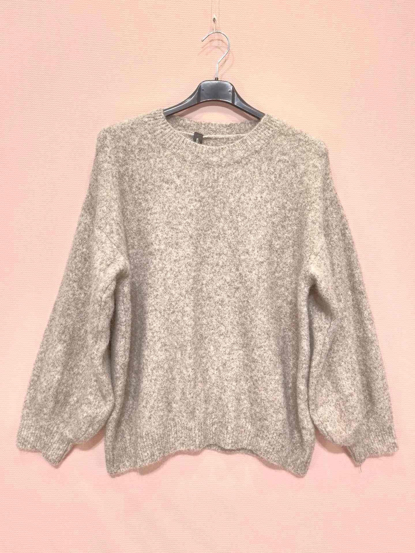 Pull cocooning effet duveteux （x6）