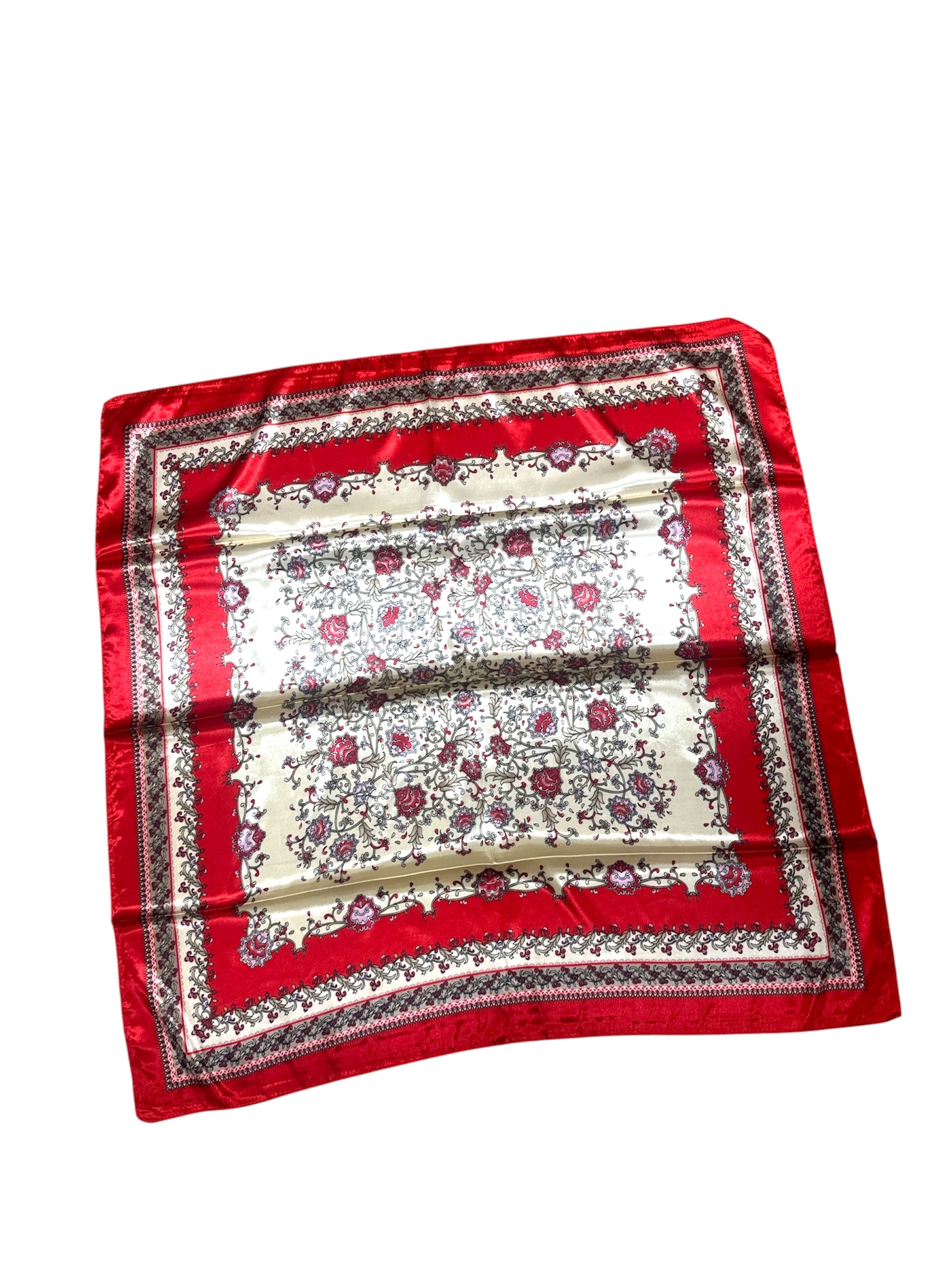 Foulard carré  90cm imprimé fantaisie (x10)#5