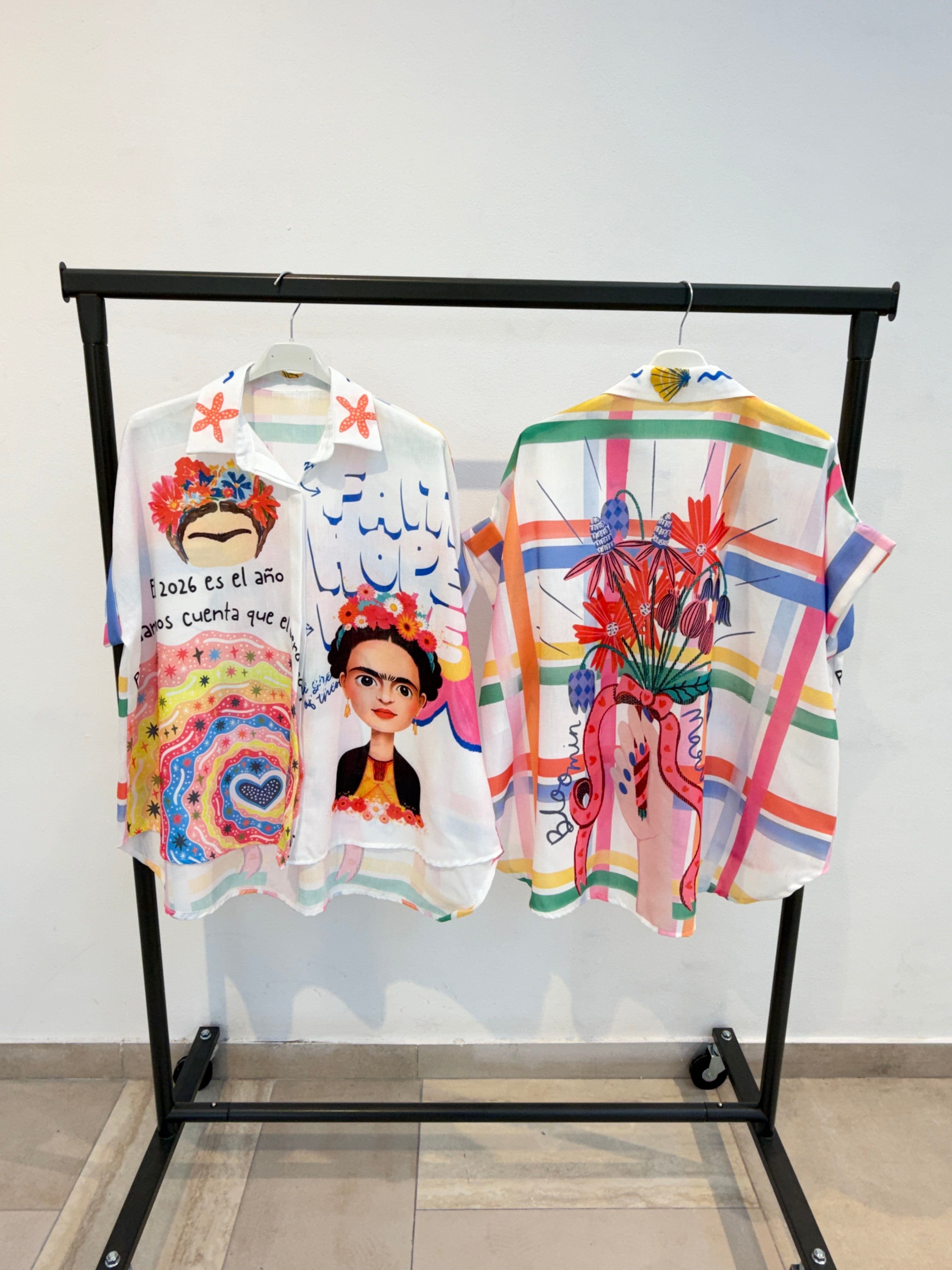 Chemise OverSize Imprimé Graphique (x6)