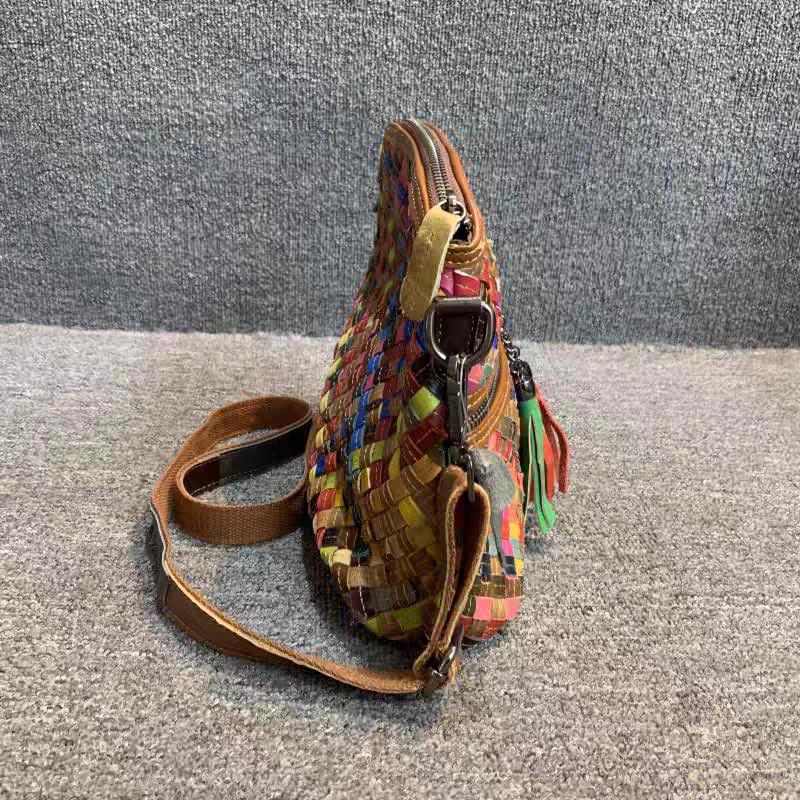 Sac multicouleur  en  Cuir véritable Pour Femme (X4)