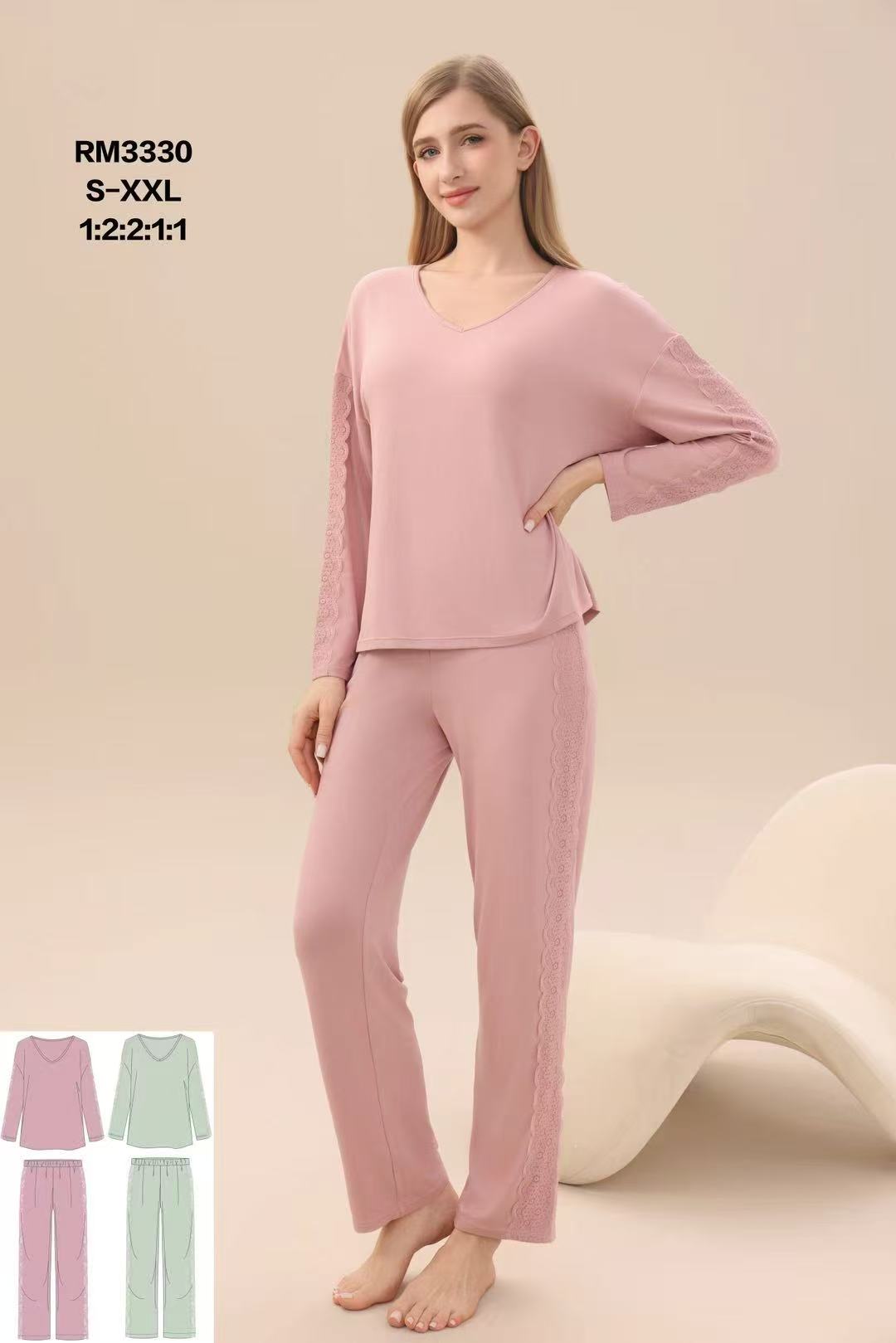 Ensemble pyjama  tailles Couleur mélanges (x14)#3330