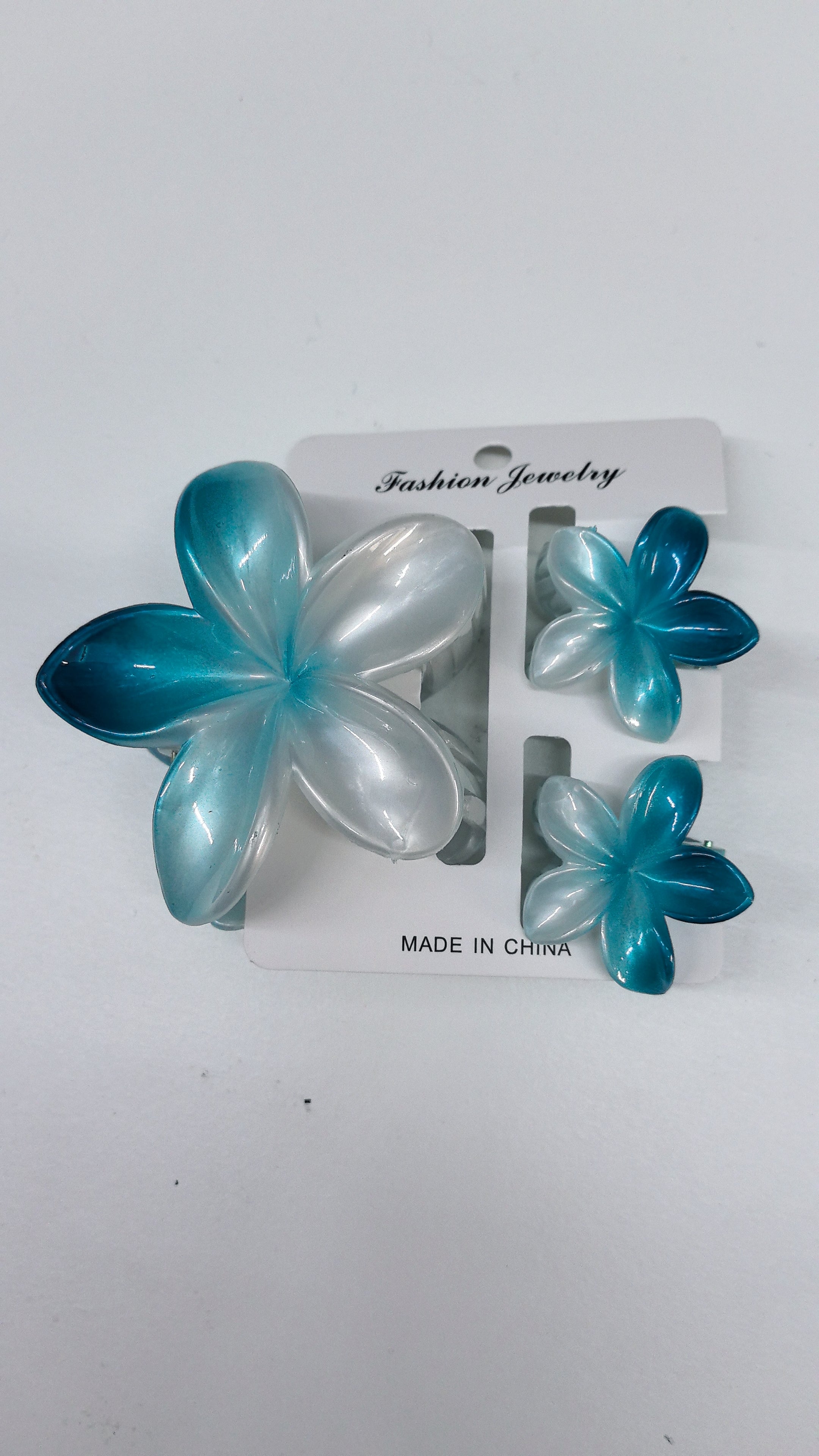 Lot de 3 Pinces à Cheveux motif Fleur (×12)