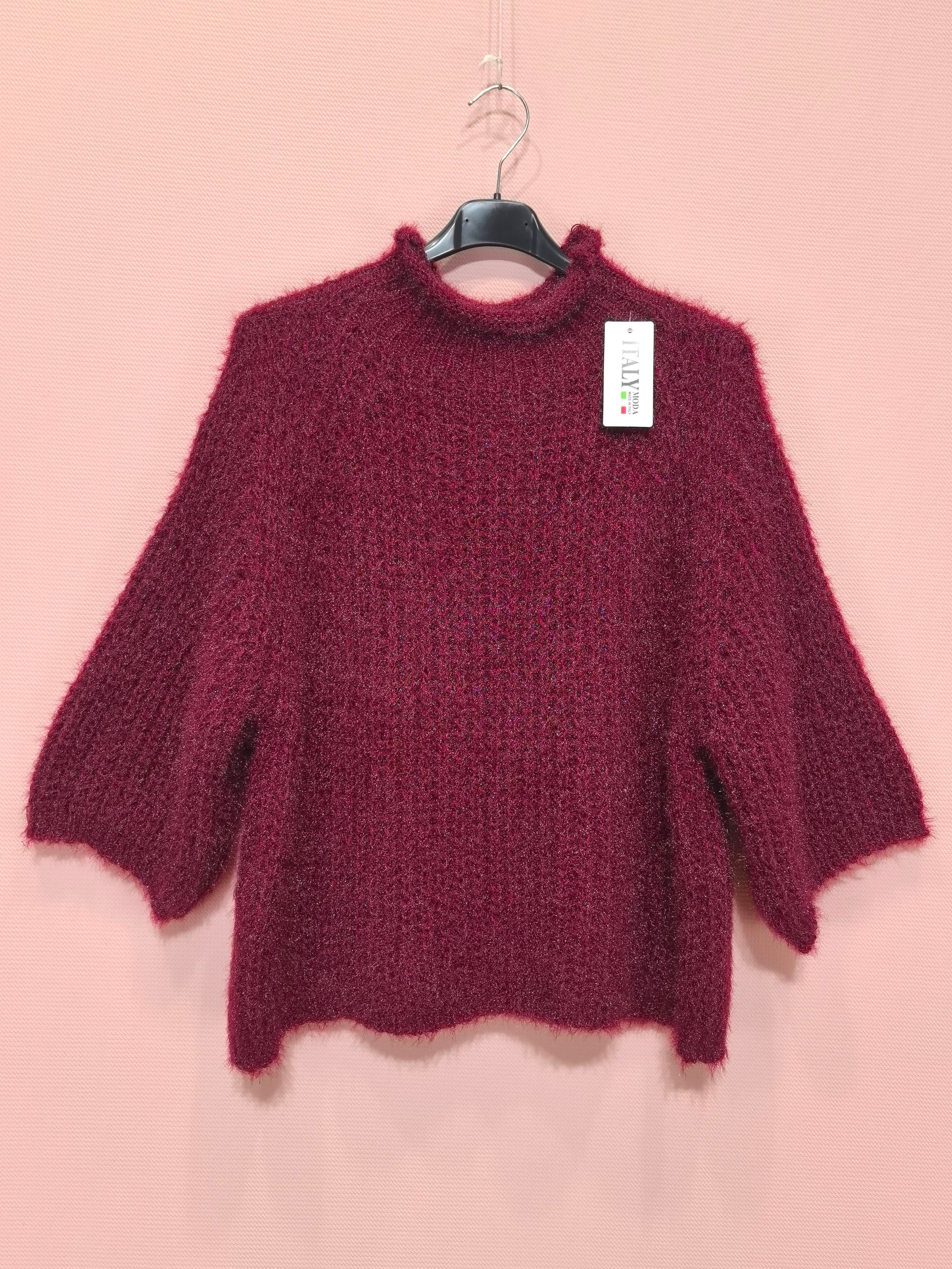 Pull oversize en maille duveteuse (x6)