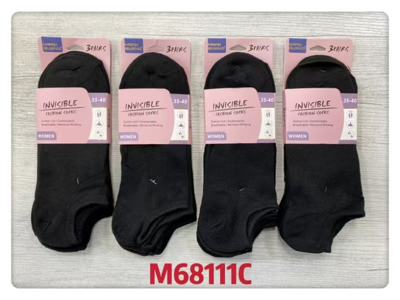 FEMME Chaussettes socquettes coton (x24)#M68111