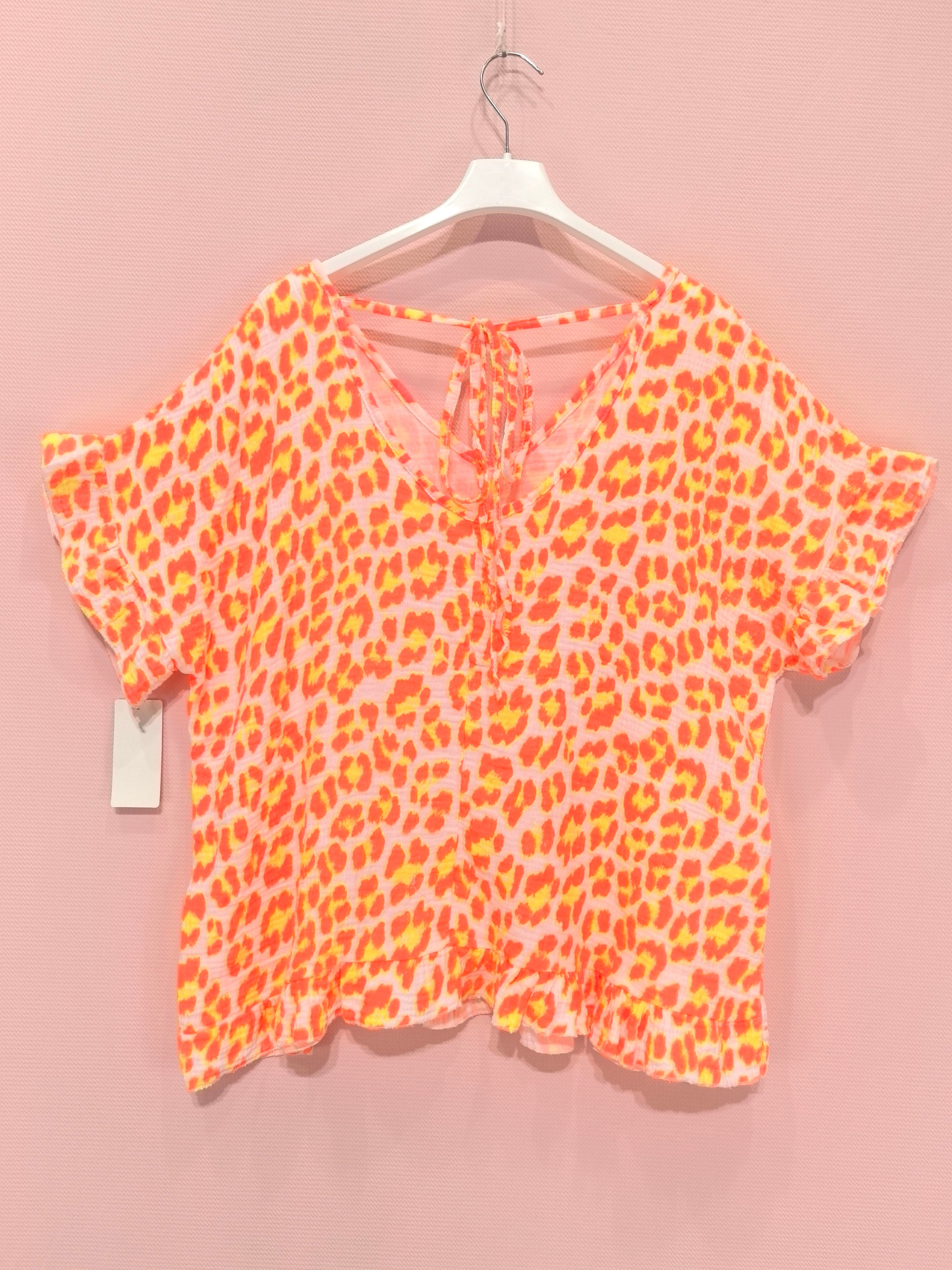 T-shirts Léopard En Gaze De Coton (×8)