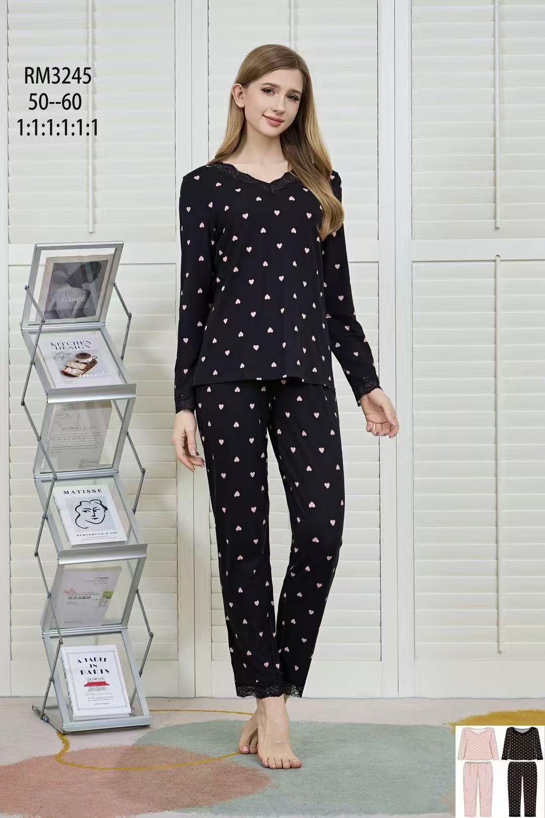 Ensemble pyjama Grand tailles Couleur mélanges (x12)#3245