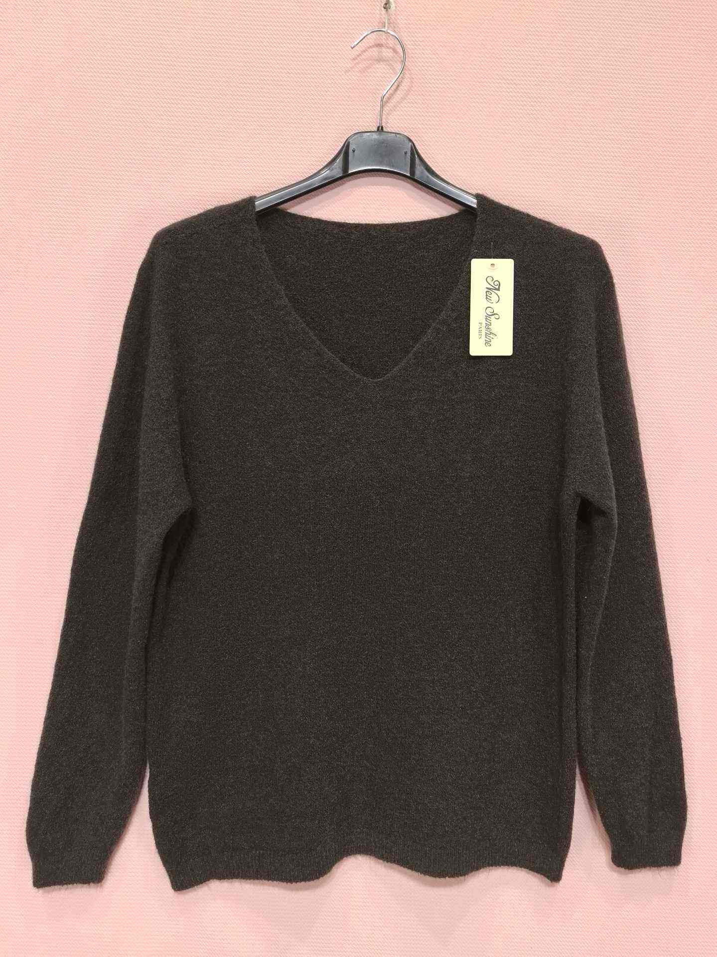Pull En Maille Doux À Manches Longues （x6）